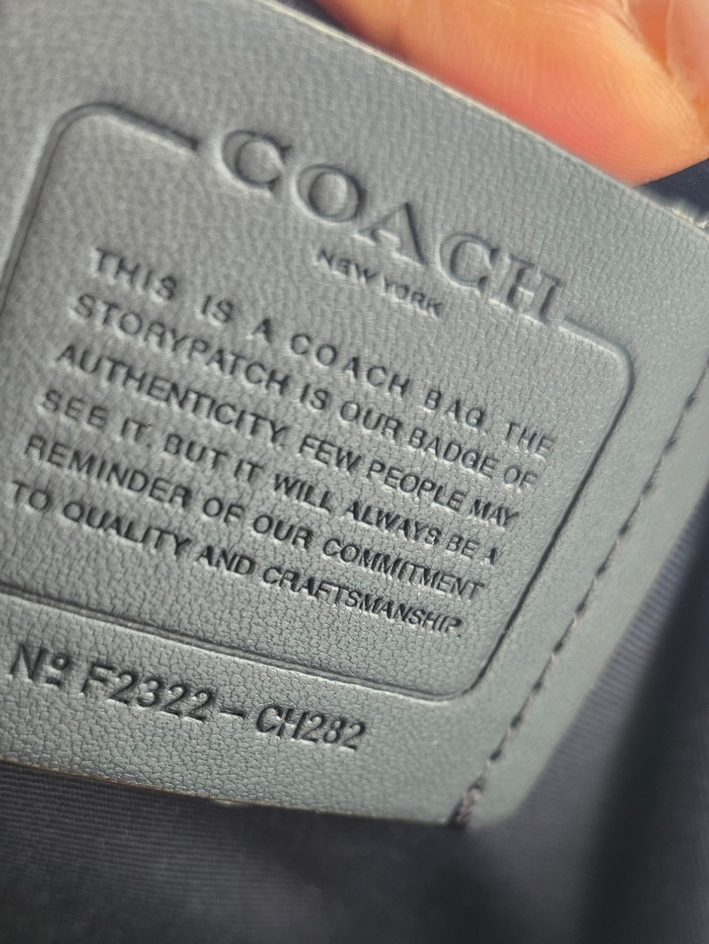Coach Rowan Pebbled Leather in Turquoise Blue - Picture 6 of 10